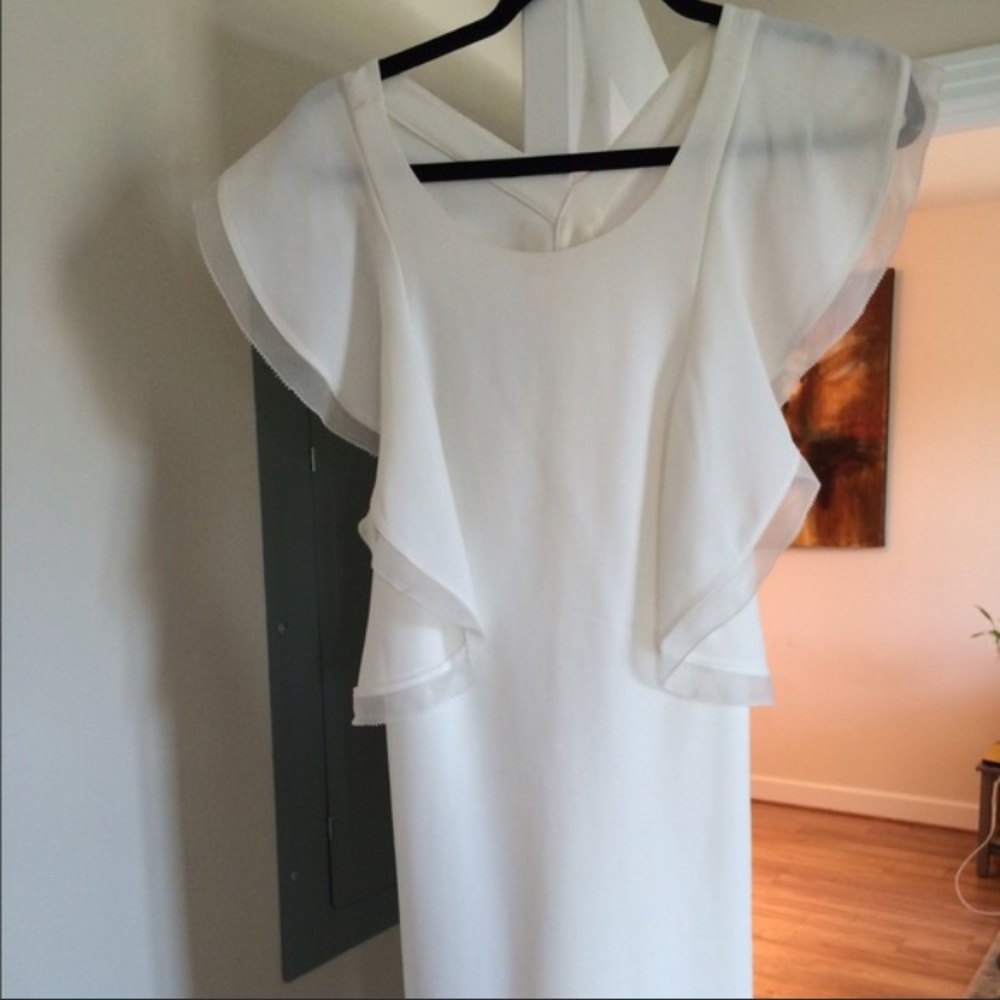 Club Monaco White Mini Dress